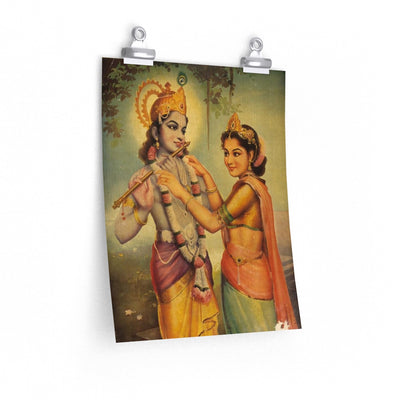 Radha and Krishna Art Print