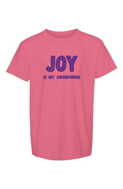 Joy Is My Superpower Kids Tee