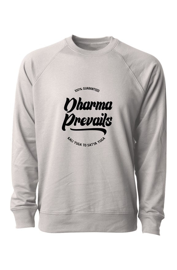Dharma Prevails Lightweight Loopback Terry Crewneck