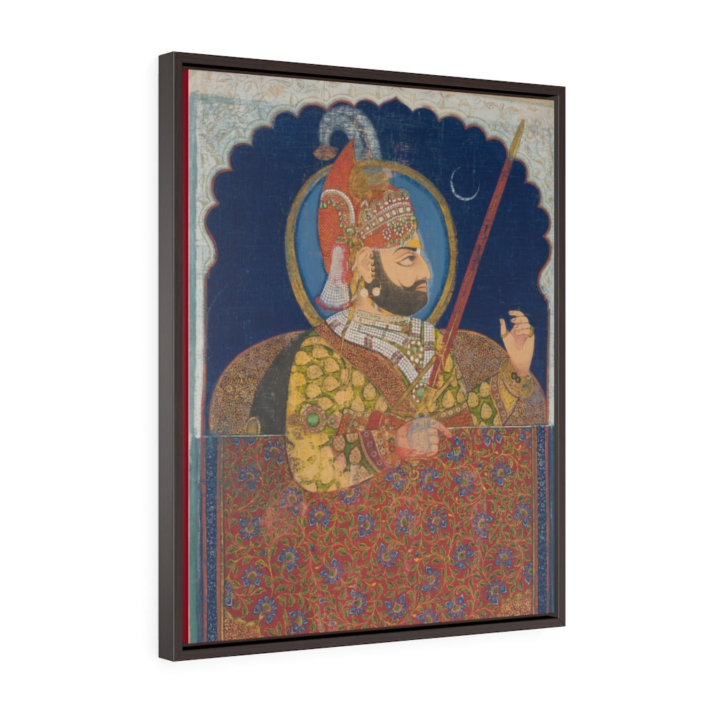 Maharana of Udaipur Framed Canvas