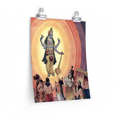 The Gods Invoking Vishnu Art Print
