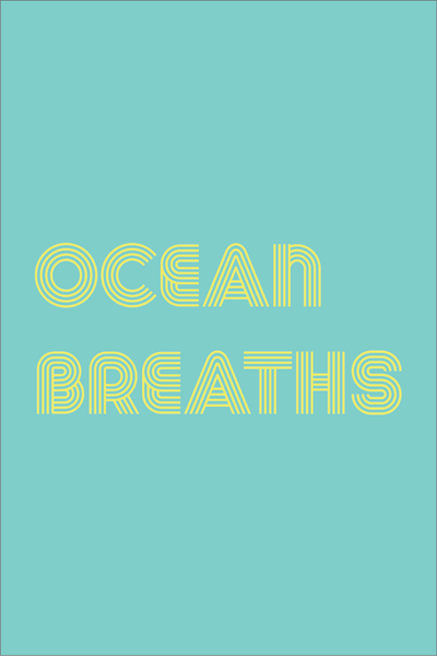 MMS Ocean Breaths Blue Youth Tee