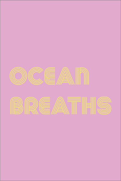 MMS Ocean Breaths Pink Youth Tee