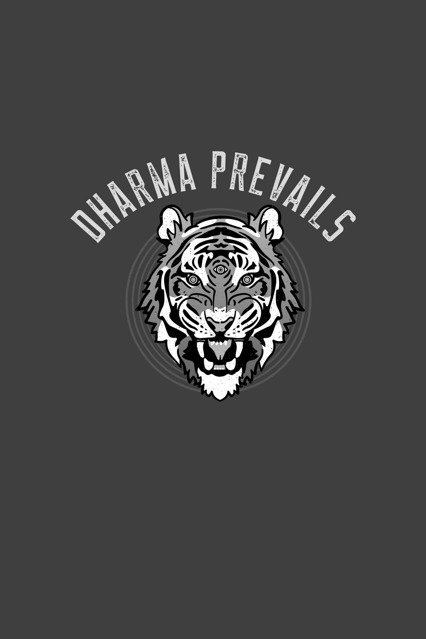 Dharma Prevails Tiger Crop Tee
