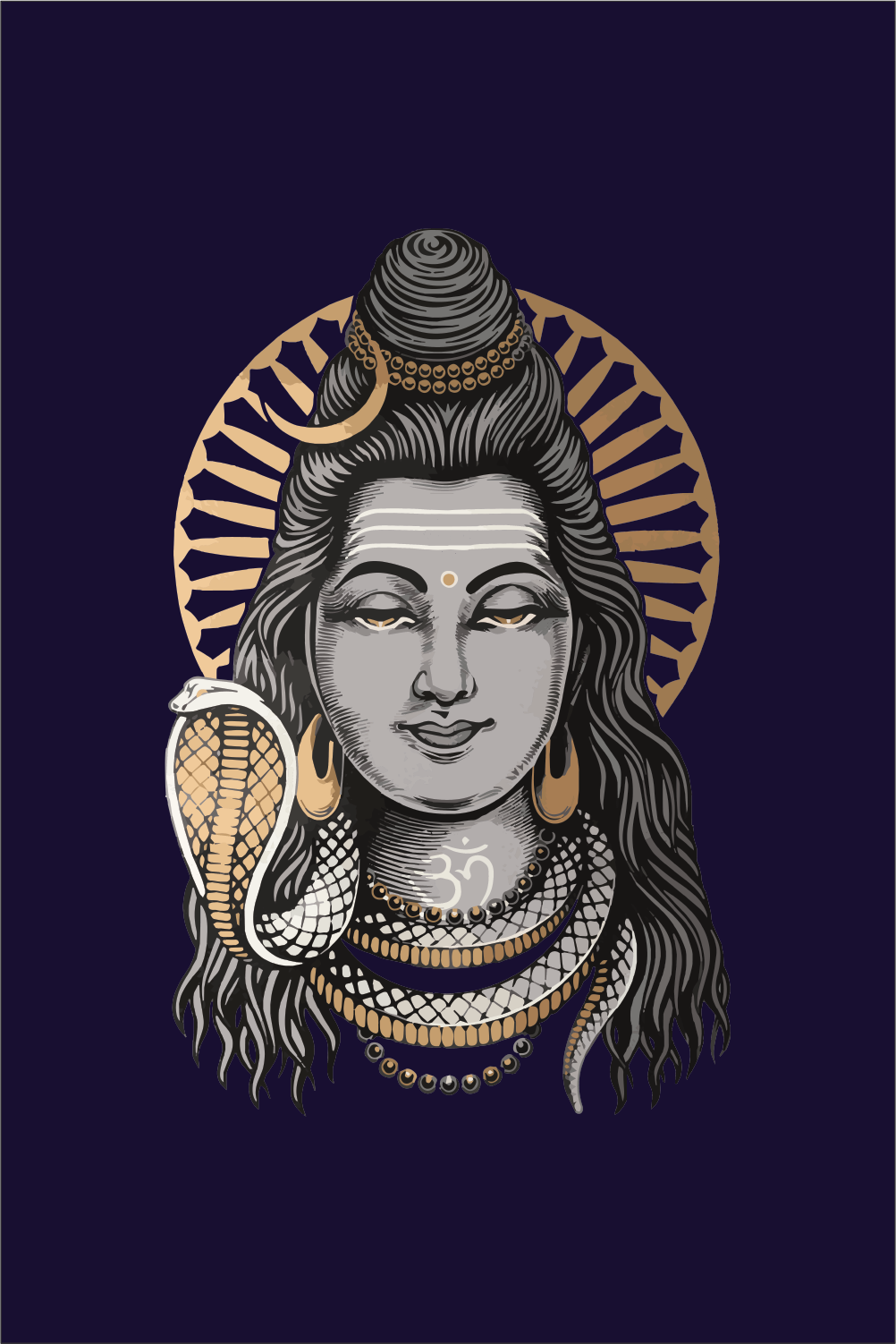 Meditating Shiva Tee